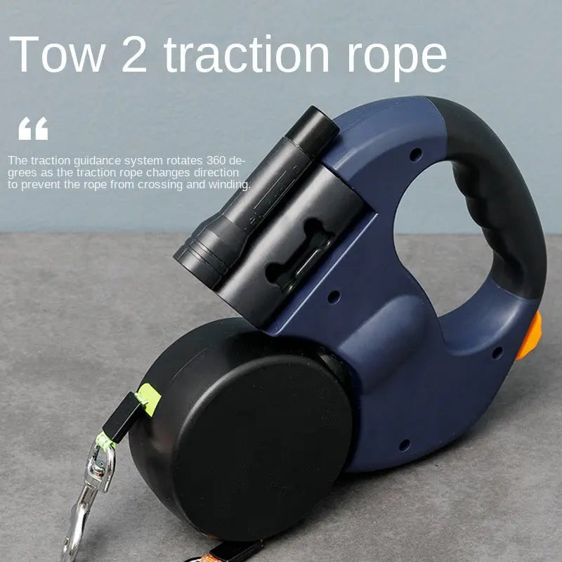 Dual Retractable Dog Leash