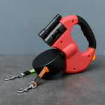 Load image into Gallery viewer, Dual Retractable Dog Leash

